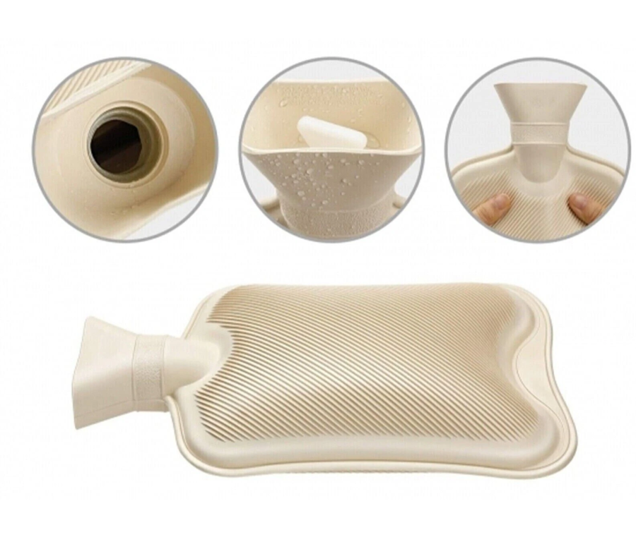 Borsa Acqua Calda In Gomma Capacita 2L Classica Pile Copertura Sfoderabile