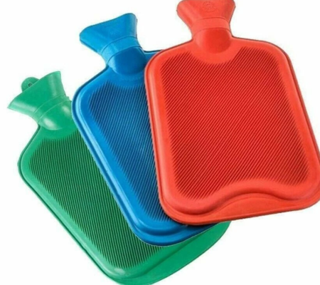 Borsa Acqua Calda Gomma 2 LT Relax Freddo Scaldaletto MANI Piedi Terapia Dolori 