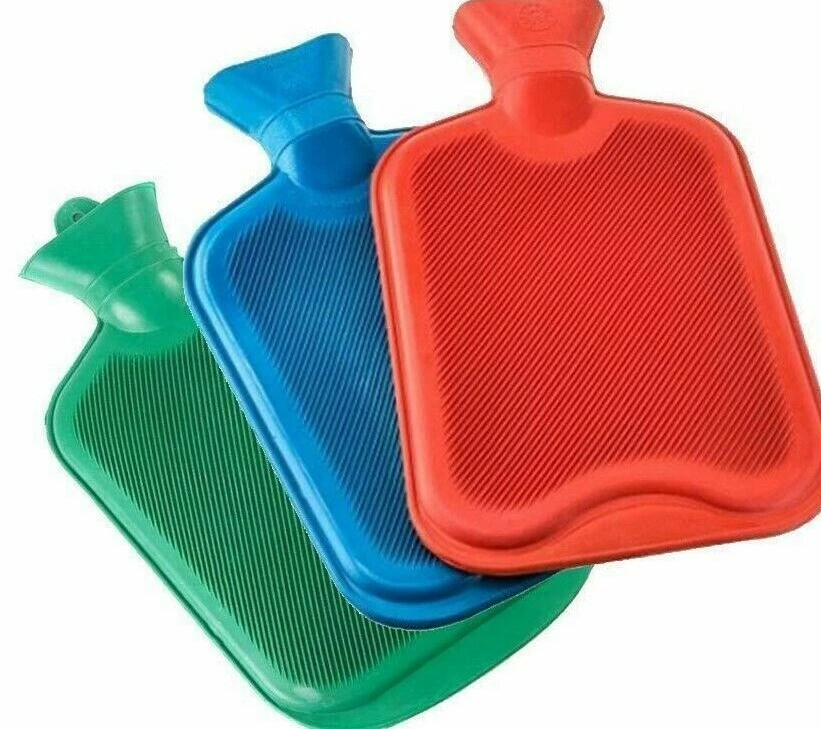 Borsa Acqua Calda Gomma 2 LT Relax Freddo Scaldaletto MANI Piedi Terapia Dolori 