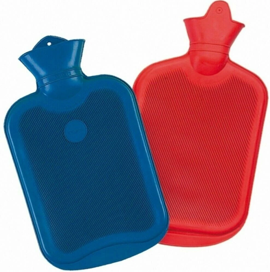 Borsa Acqua Calda Gomma 2 LT Relax Freddo Scaldaletto MANI Piedi Terapia Dolori 