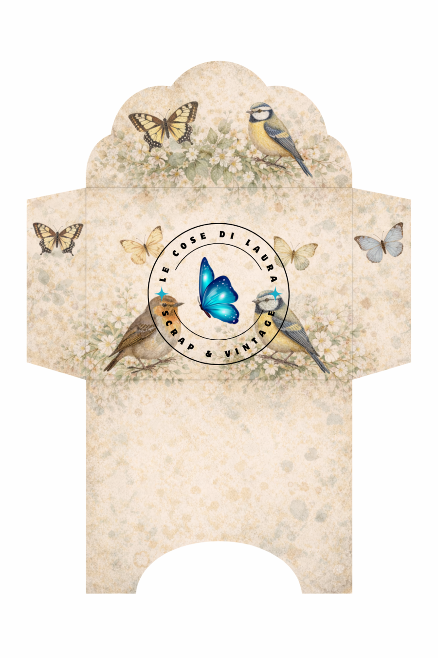 Birds & Butterflies Junk Journal Kit - digital file