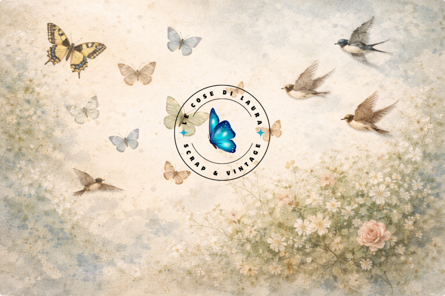 Birds & Butterflies Junk Journal Kit - digital file