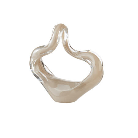 L’Oca Nera – Scultura decorativa in vetro Neo Classic 24x9x24h