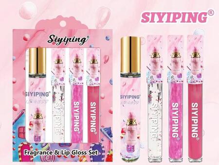 SIYIPING KIT DA 3 LIPGLOSS+1 PROFUMO (Dupe Marshmallow)
 [Quantità minima è di 6 pezzi]