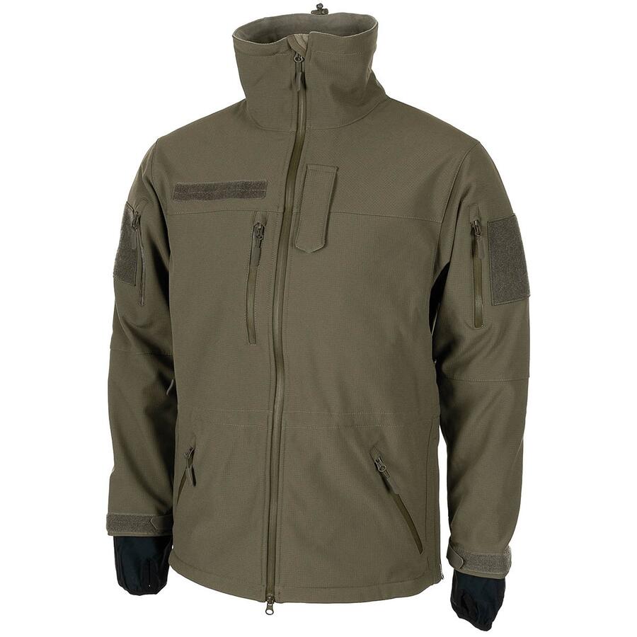 Giacca Tattica Softshell impermeabile, antivento e traspirante