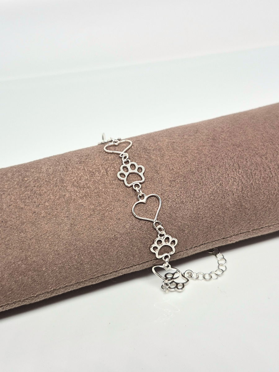 Zampine e cuori, bracciale