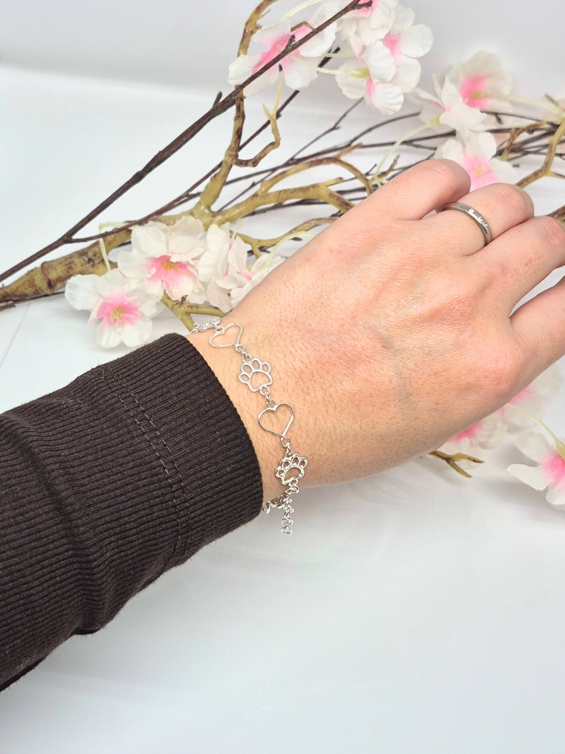 Zampine e cuori, bracciale