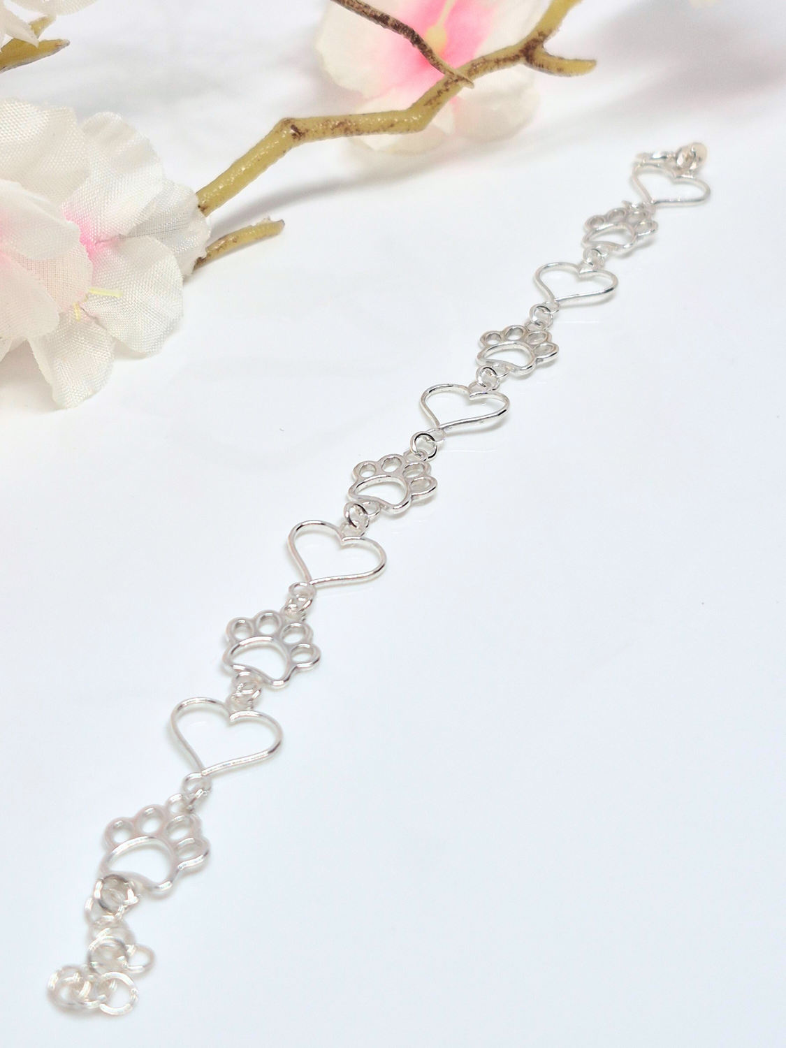 Zampine e cuori, bracciale