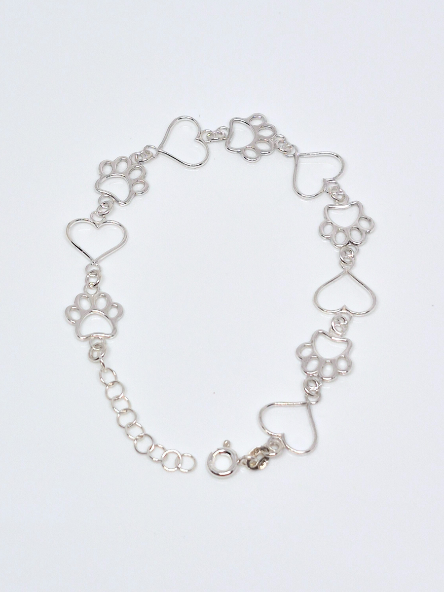 Zampine e cuori, bracciale