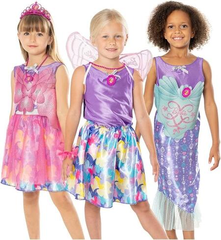 Costume carnevale Barbie Taglia 4-6 anni (116cm) - Rubies - 301667