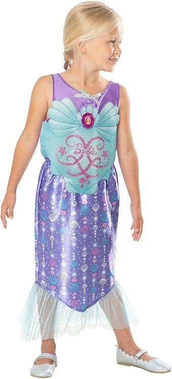 Costume carnevale Barbie Taglia 4-6 anni (116cm) - Rubies - 301667