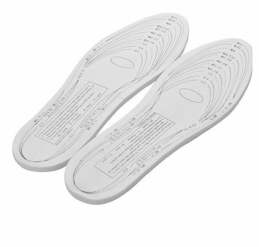 Coppia Solette  in Memory Foam Ortopediche Sollievo Dolore Plantari Scarpe 36/45