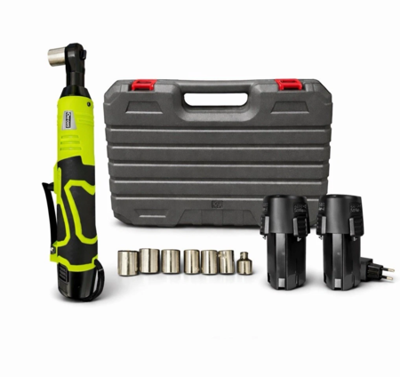 Chiave a Batteria 3/8” a Cricchetto con 2 Batterie Bussole +  Valigetta