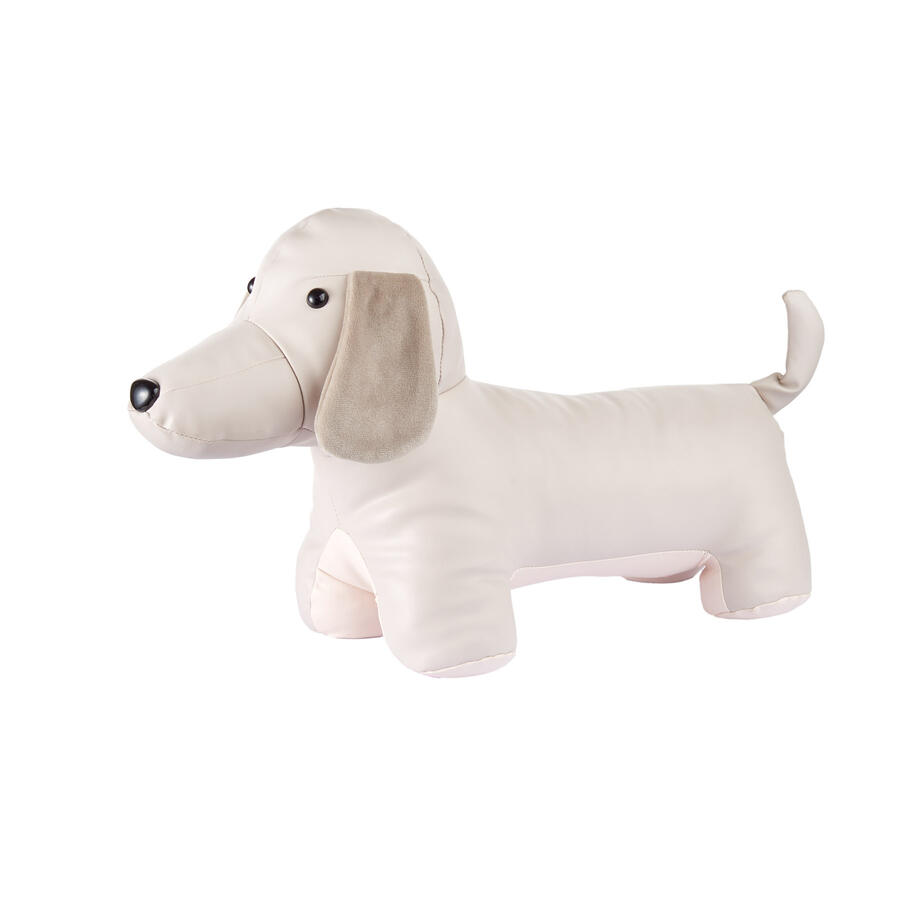 L’Oca Nera – Fermaporta cane Urban Avorio 41x16x24h