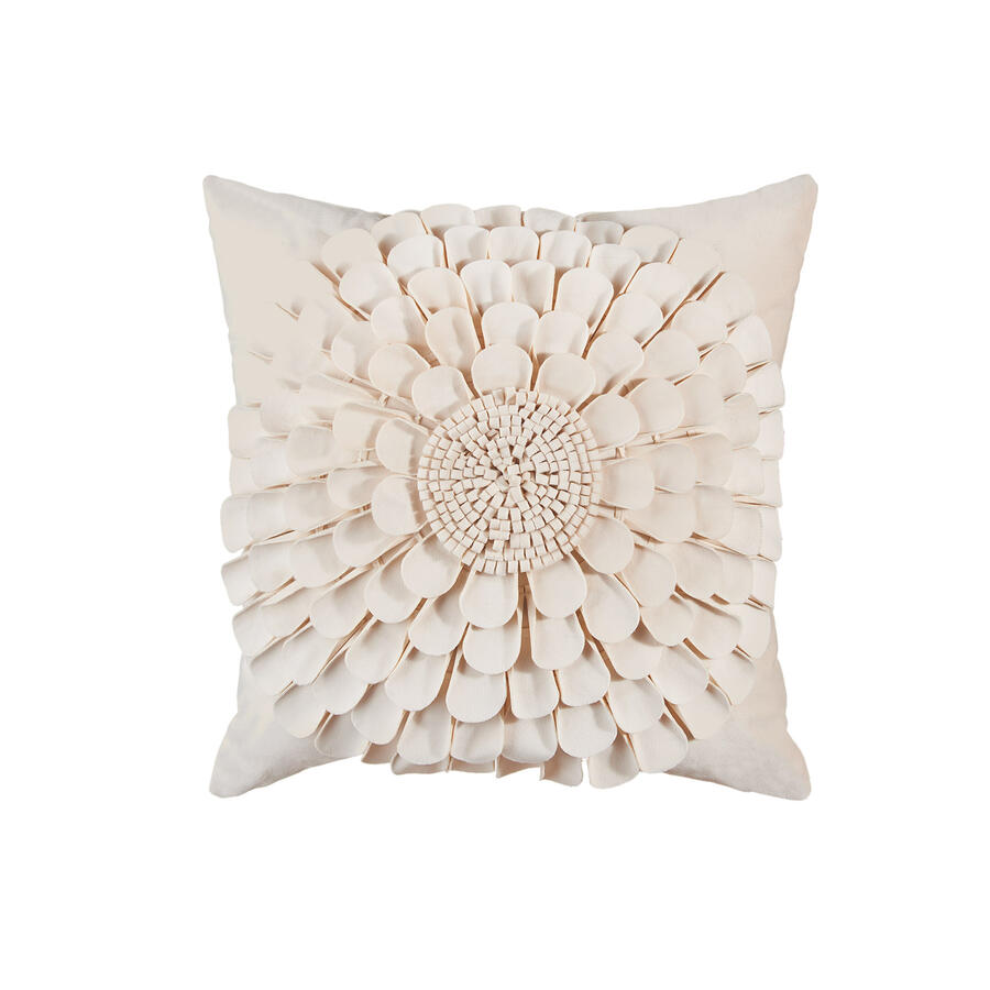 L’Oca Nera – Cuscino Orizzonti con applicazioni 45x45