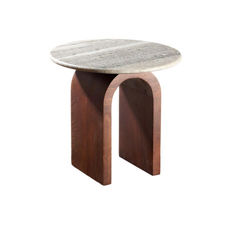 L’Oca Nera – Tavolino tondo basso Neo Classic Ø40x37h