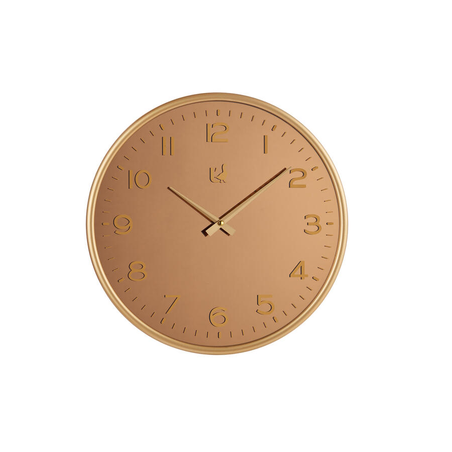 L’Oca Nera – Orologio Contemporaneo in metallo e vetro ø40x4,5 cm