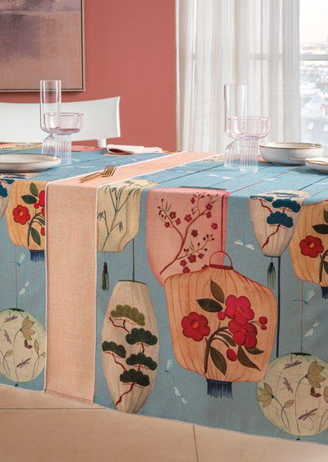 L’Oca Nera – Runner Osaka idrorepellente antimacchia 50x155