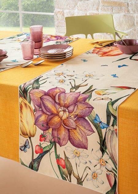 L’Oca Nera – Runner Taormina idrorepellente antimacchia 50x155