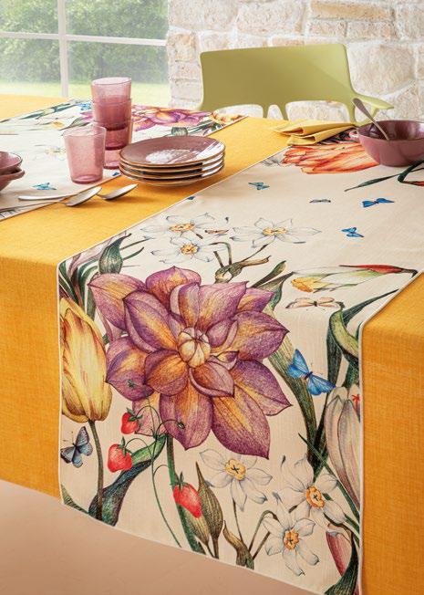 L’Oca Nera – Runner Taormina idrorepellente antimacchia 50x155