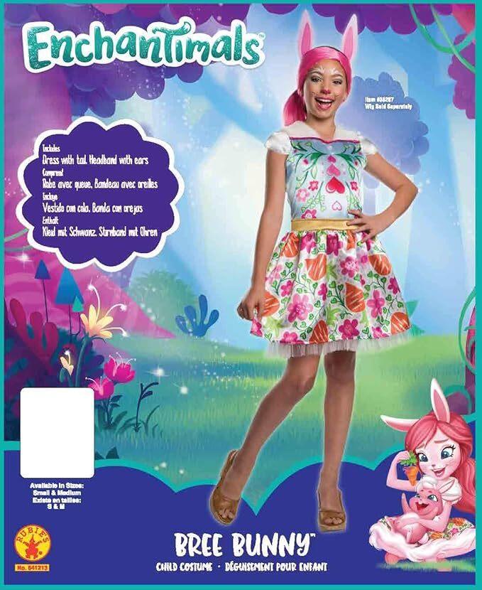 Costume Carnevale Enchantimals Bree Bunny Taglia 5-7 anni - Rubies - 641213