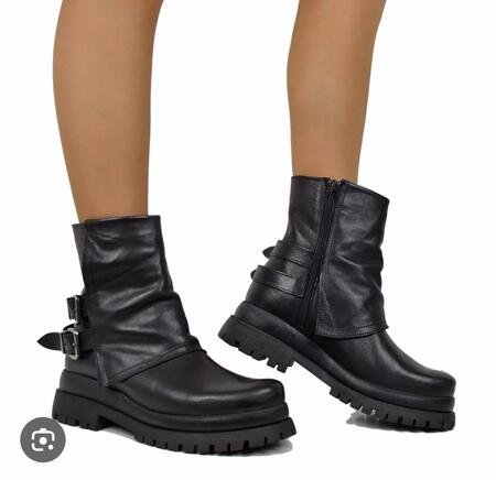 anfibi ecopelle basso con chiusura cinturini 36/41