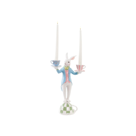 Goodwill – Mr Bunny con Tazza Candelabro 41 cm (Blu)