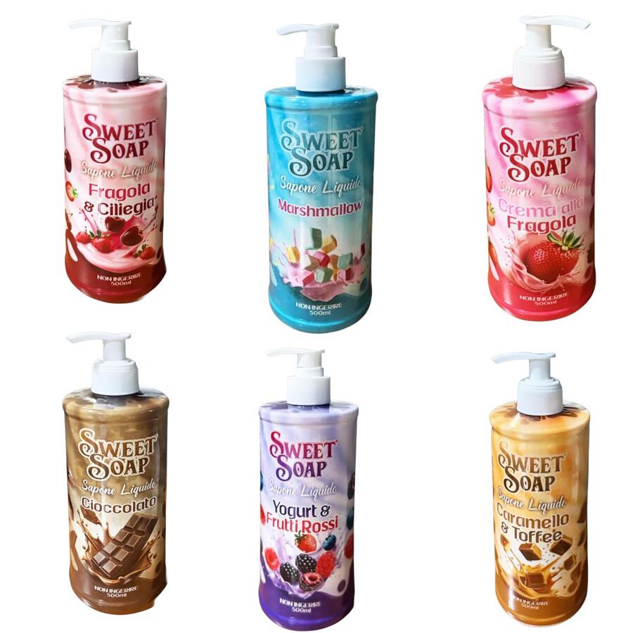FATIGATI SAPONE MANI NUOVI 500 ML (Confezione da 72 pezzi) 