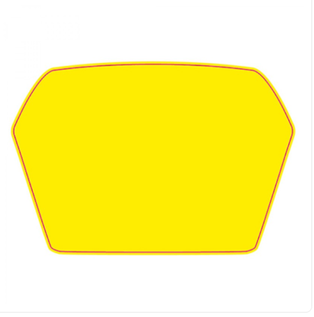 TABELLA PORTANUMERO / ADESIVO PORTANUMERO PER PARAURTI POSTERIORE CRG