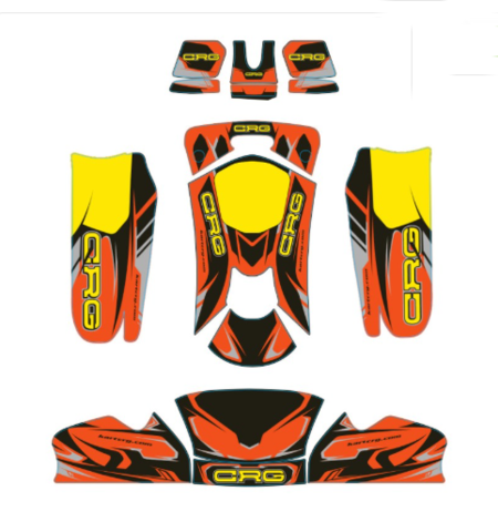 KIT ADESIVI CRG MK27 COMPLETO MINI - ULTIMO MODELLO