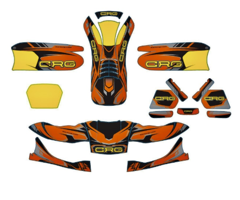 KIT ADESIVI COMPLETO CRG 507/509 - ULTIMO MODELLO 2025