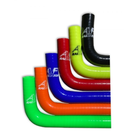 TUBO ACQUA AF RADIATOR SILICONE COLORATO DOPPIA CURVA