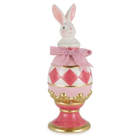 Henriette -  Scatola Decorativa Uovo con Coniglio – Easter Collection