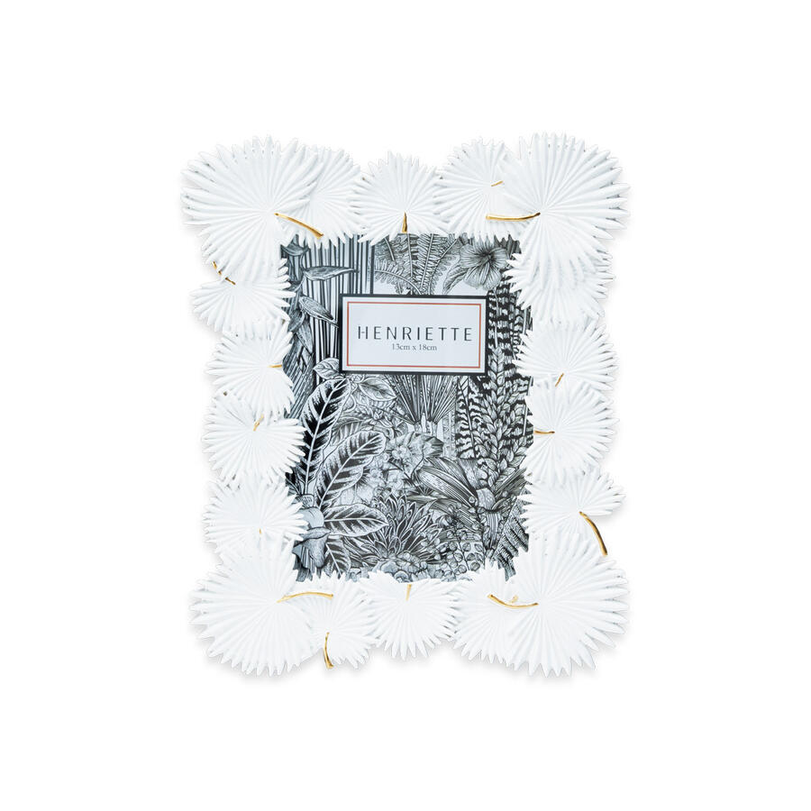 Henriette - Cornice portafoto Palme 20,5x25 - Collezione Ostuni