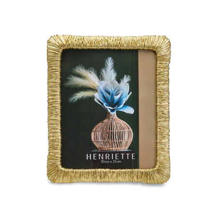 Henriette - Cornice portafoto Fili oro 25x30 - Ostuni