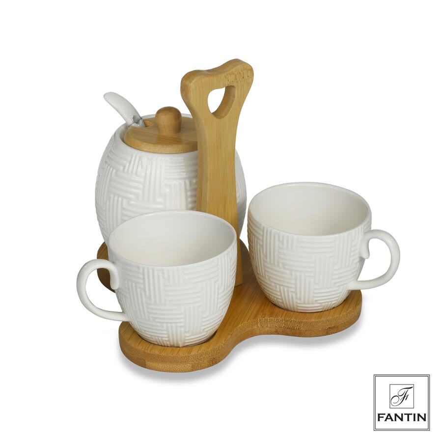 Fantin Argenti - Set 2 tazzine caffè e zuccheriera