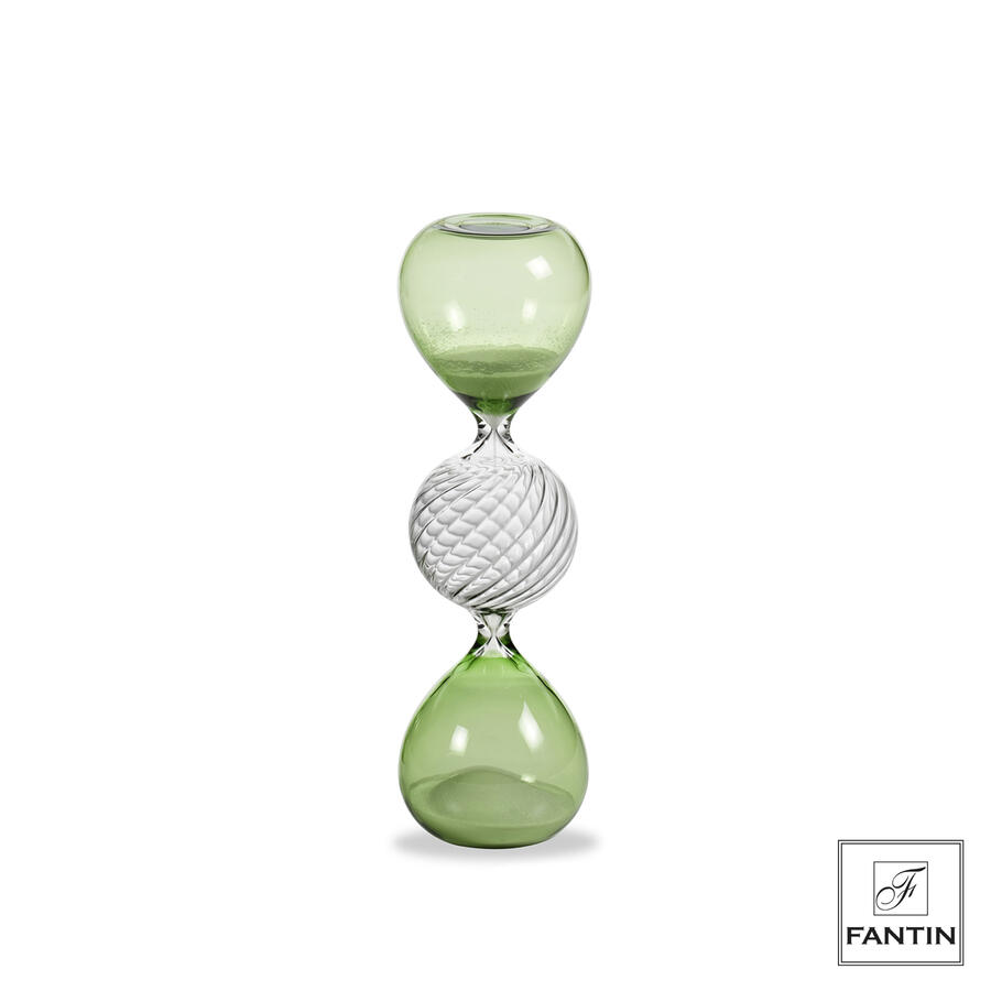 Fantin Argenti - Clessidra verde sabbia bianca 5 minuti