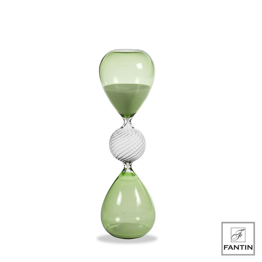 Fantin Argenti - Clessidra verde sabbia bianca 10 minuti