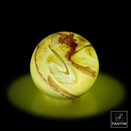 Fantin Argenti - Lampada sfera led gialla