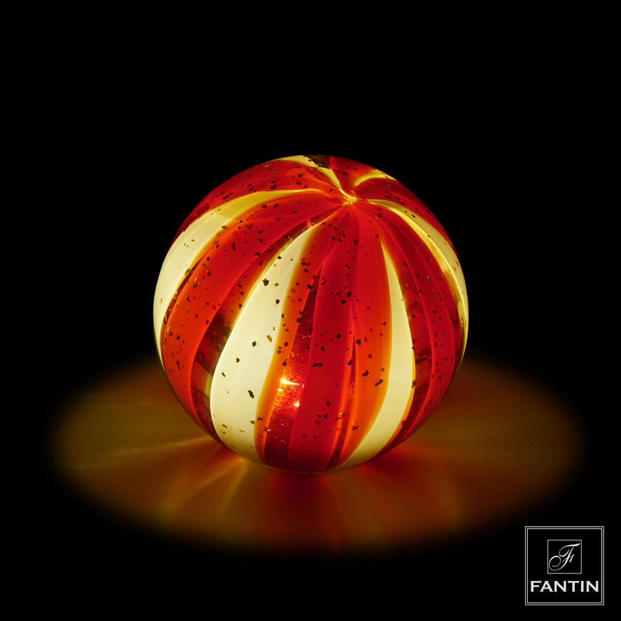 Fantin Argenti - Lampada sfera led rossa