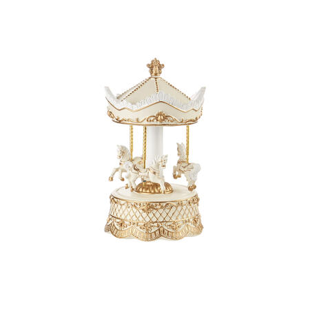 L'Oca Nera - Natale 2025 Giostra Con Carillon E Movimento Winter Carousel 