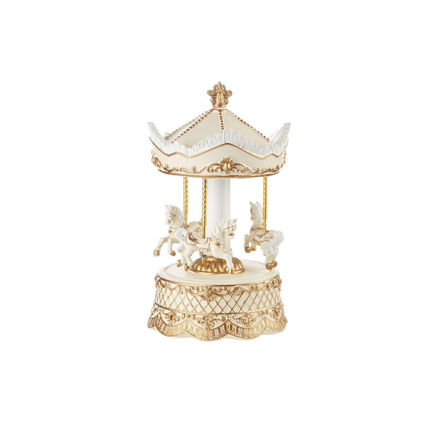 L'Oca Nera - Natale 2025 Giostra Con Carillon E Movimento Winter Carousel 