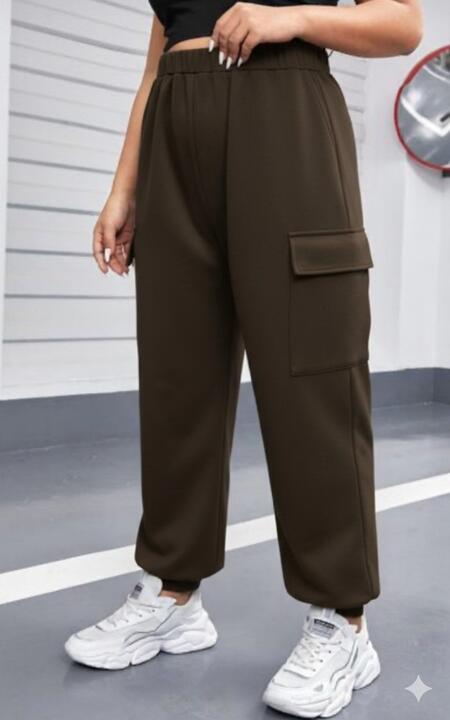 Pantalone modello cargo con elastico giù vari colori taglia unica