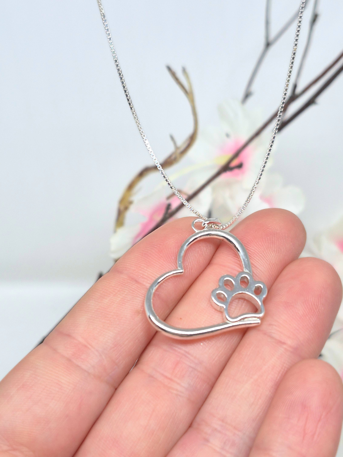 Zampa IN cuore, colgante