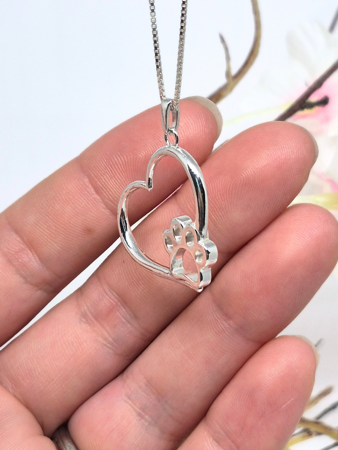 Zampa IN cuore, colgante