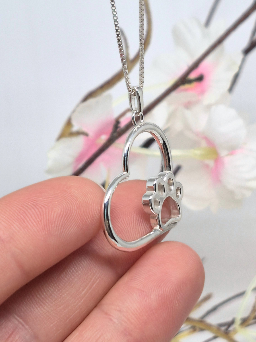 Zampa IN cuore, colgante