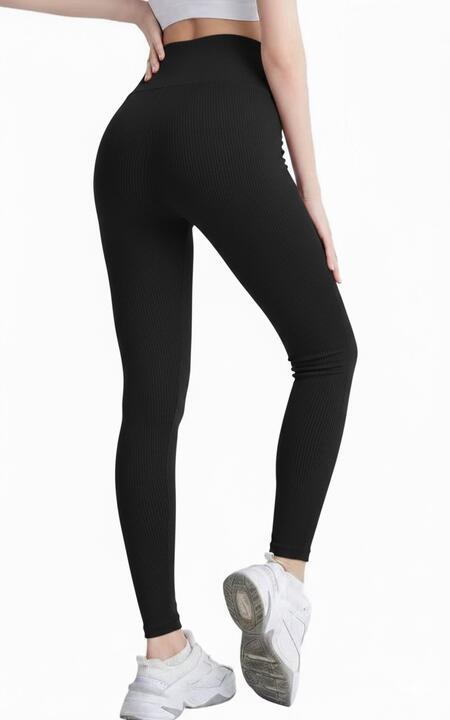 Leggings costina con lana interna vari colori taglia dalla M/L alla L/XL