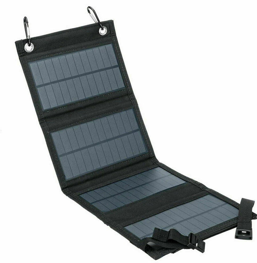 PANNELLO SOLARE DA 80W PORTATILE USB RICARICA TELEFONO CAMPEGGIO CARICABATTERIE