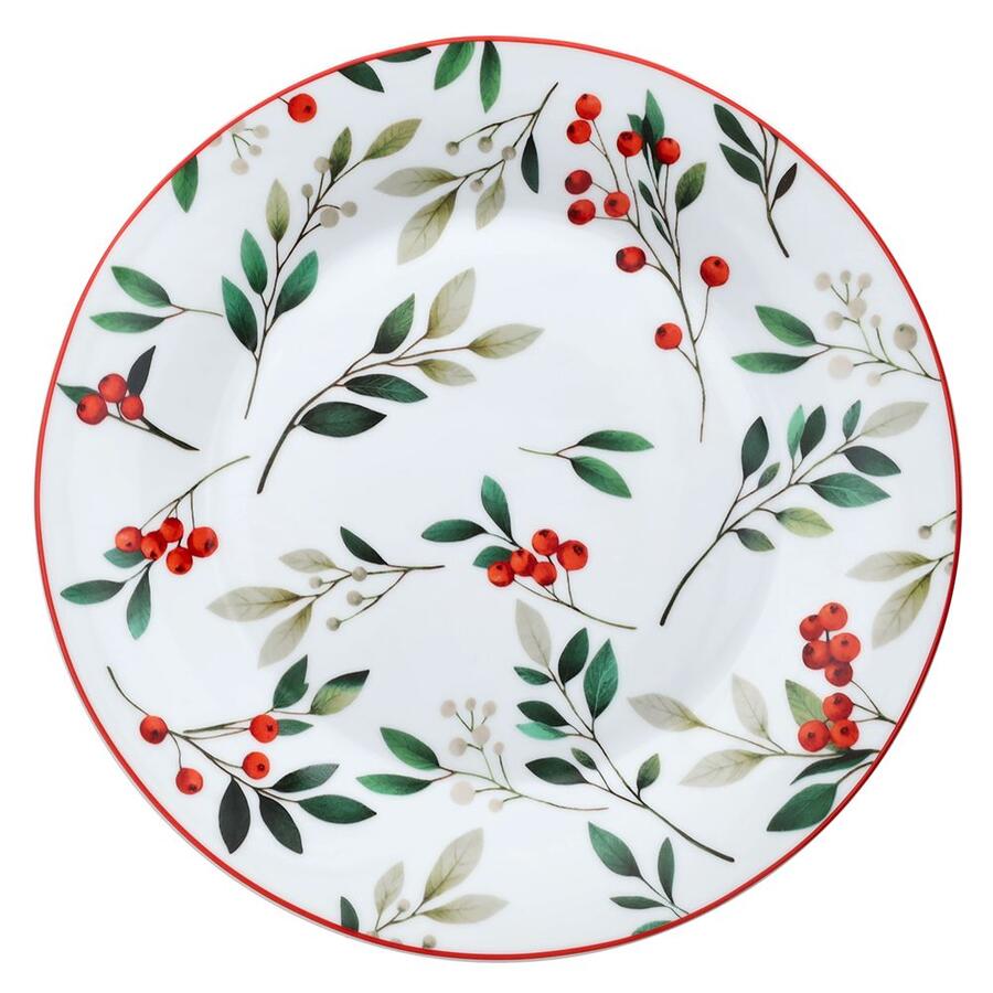 Tognana - Piatto Panettone 31 cm Hollyberry