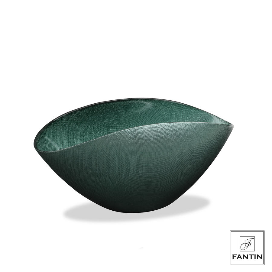 Fantin Argenti - Ciotola Verde in vetro 8,5h